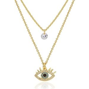 Evil Eye gold necklace for Women or Symbol of protection